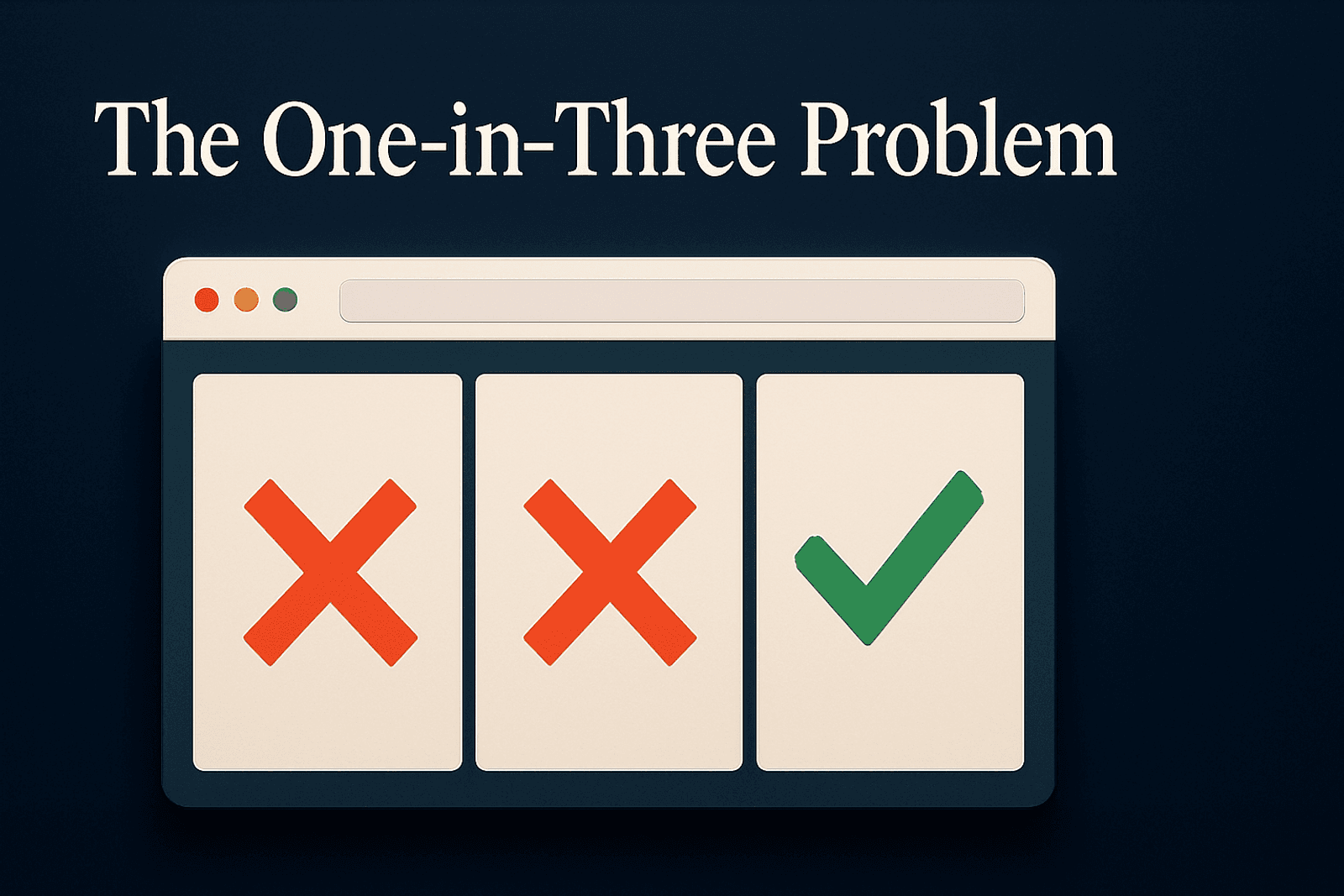 The One-in-Three Problem