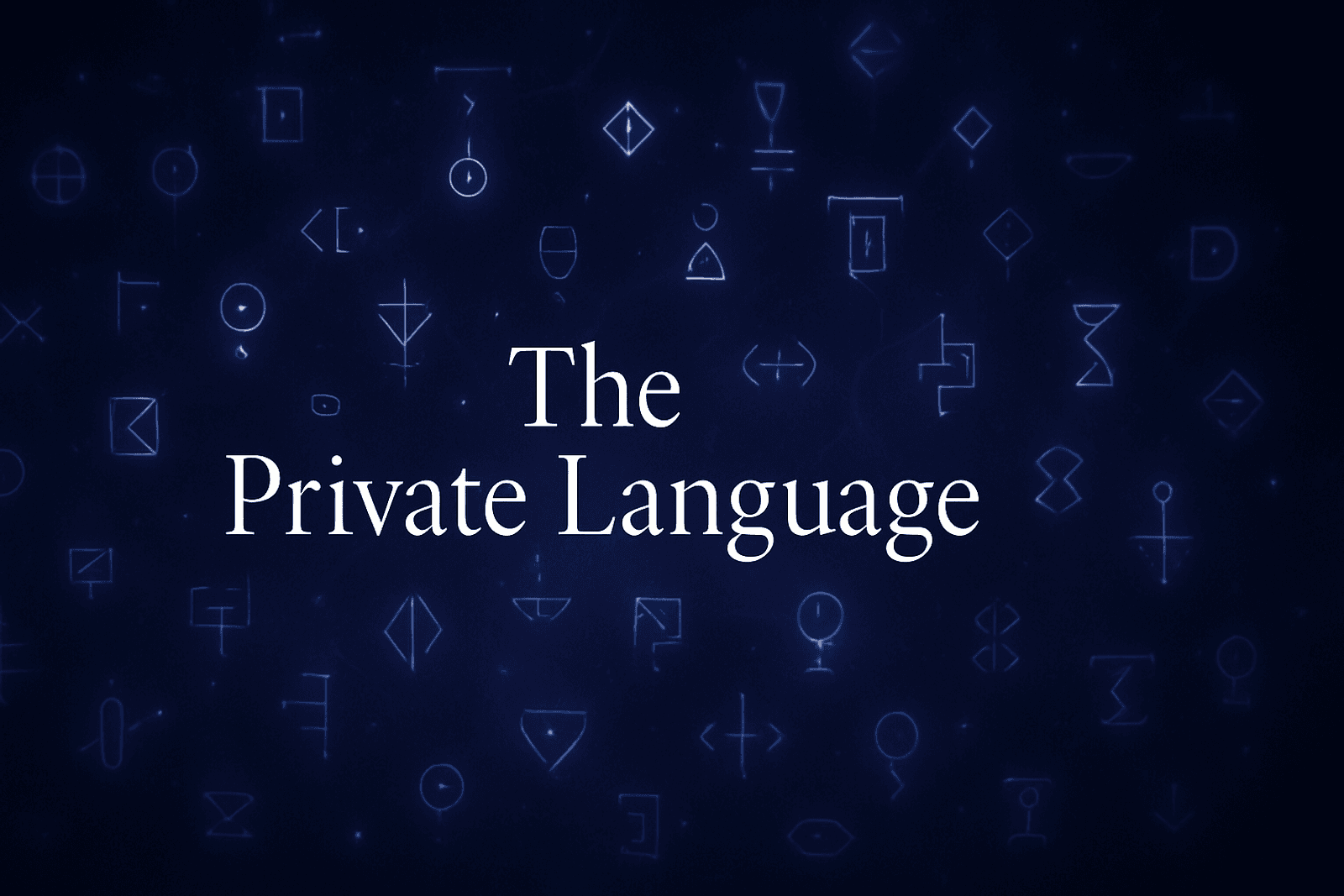 The Private Language
